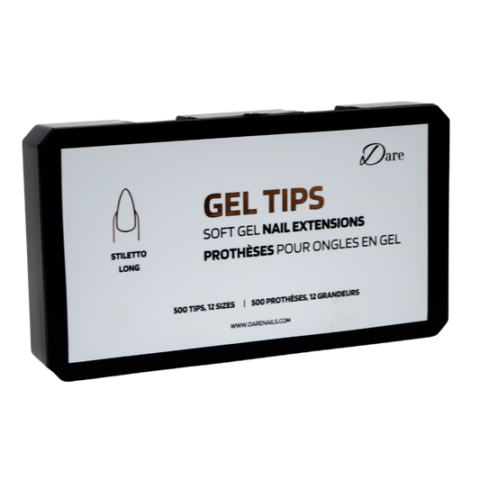 Prothèses en gel Stiletto Long