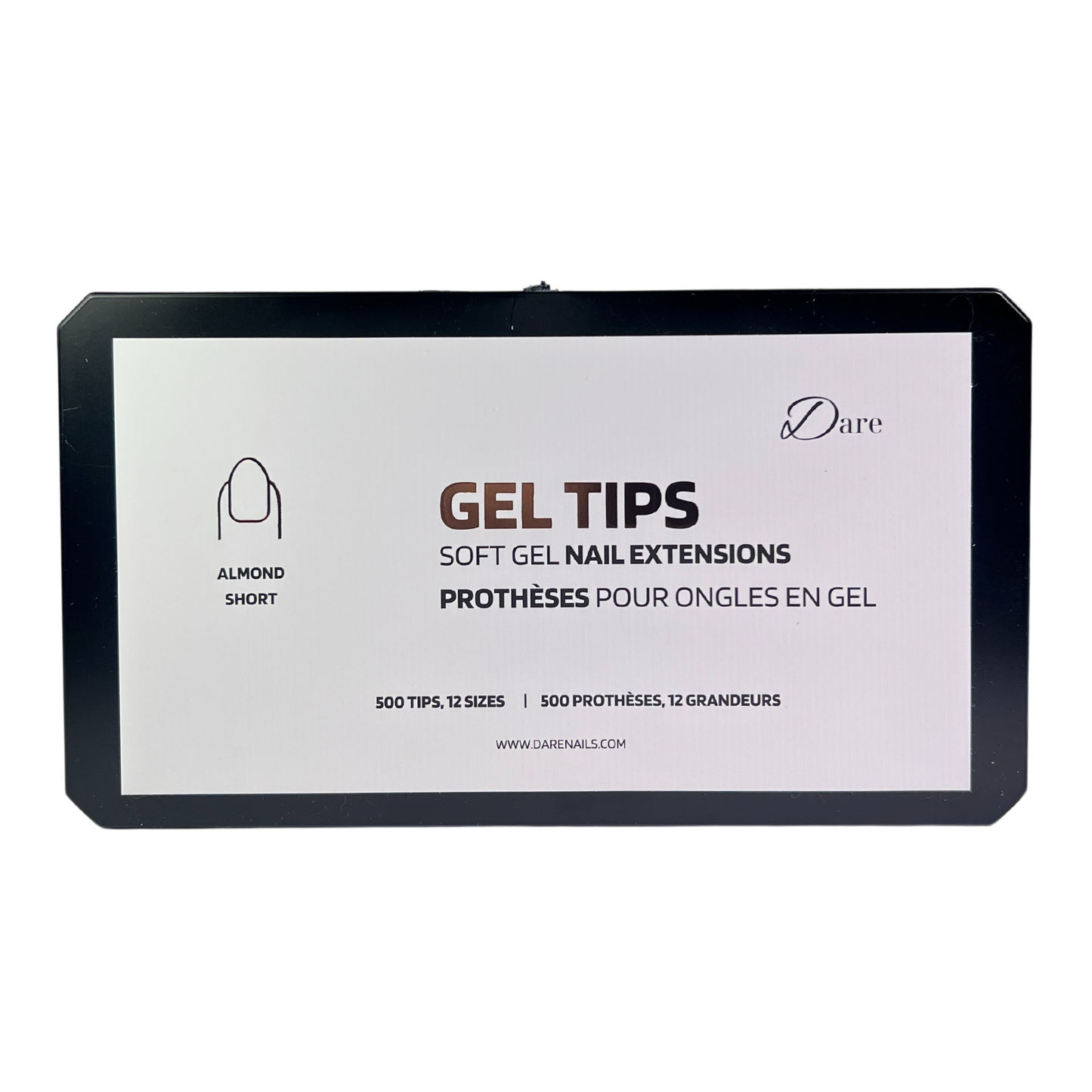 Prothèses en gel Amande Court