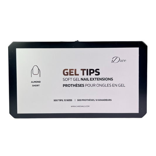 Prothèses en gel Amande Court