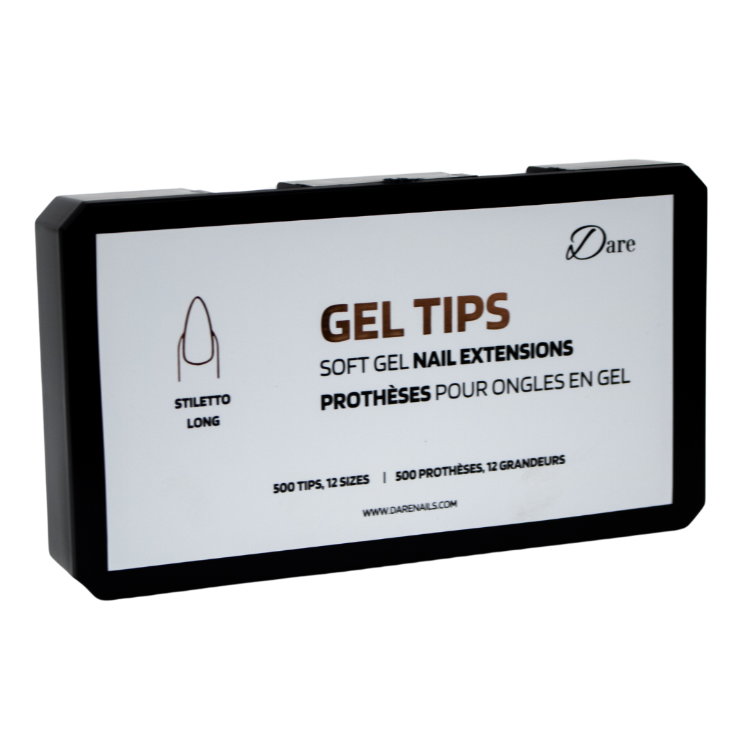 Prothèses en gel Stiletto Long