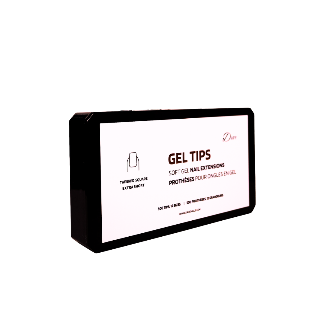 Prothèses en Gel Tapered Square Extra Court