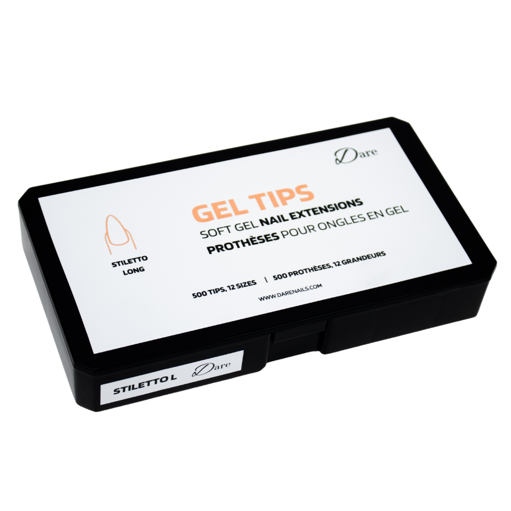 Prothèses en gel Stiletto Long